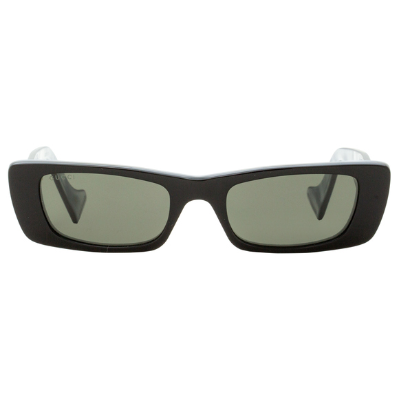 Gucci Rectangular Sunglasses GG0516S 001 Black/Gold/Pearl 52mm 0516